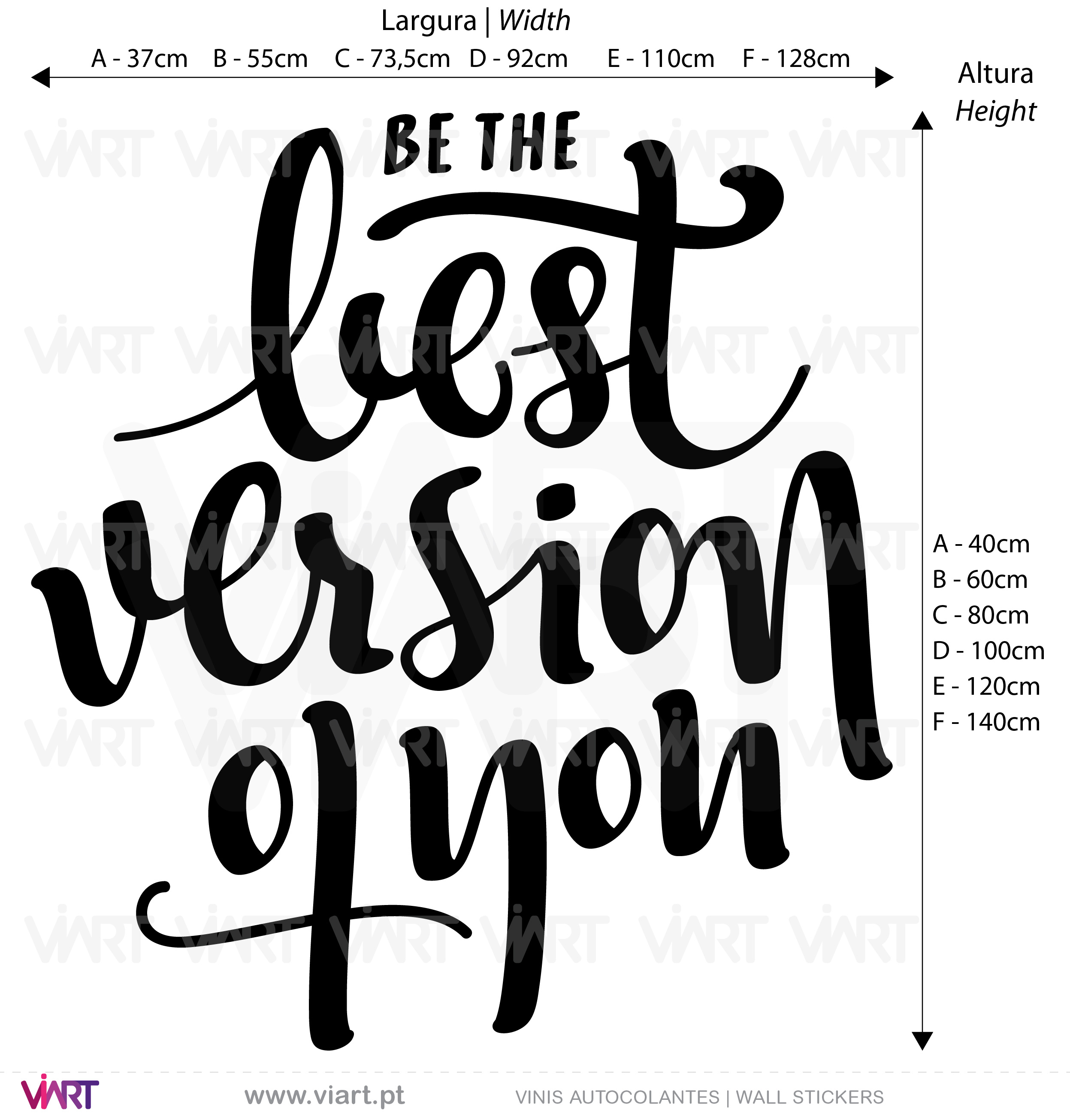 Be the best version of you - Wall Stickers - Decals