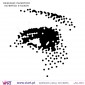 Dotted eye - Wall stickers - Wall Decal - Viart - inverted