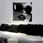 Woman's Face Optical Illusion - Wall stickers - Wall Decal - Viart -2