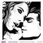 Sexy couple - Wall stickers - Wall Decal - Viart - 3