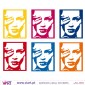 Kate Moss Pop Art! - Wall stickers - Wall Decal - Viart -2