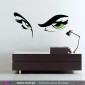 Eyes…  Wall stickers - Wall Decal - Viart -1