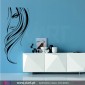 Woman's profile - Wall stickers - Wall Decal - Viart -2