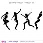 SEXY SILHOUETTE - 4 - Wall stickers - Wall Decal - Viart - set