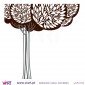 Árvore estilizada - Vinil Autocolante Decoração Parede Decorativo - Viart -5