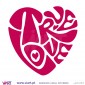 Coração TRUE LOVE- Vinil Autocolante Decorativo! Decoração Parede - Viart -3