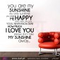 You are my SUNSHINE... - Wall stickers - Wall Decal - Viart -1