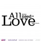 All you need is Love - John Lennon - Vinil Autocolante Decoração Parede Decorativo - Viart -3