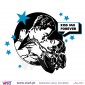 KISS ME FOREVER - Wall stickers - Wall Decal - Viart -4
