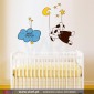 Sweet dreams! Dancing with the stars! Wall stickers - Baby room decoration - Viart -1