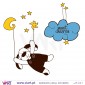 Sweet dreams! Dancing with the stars! Wall stickers - Baby room decoration - Viart -2