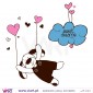 Sweet dreams with hearts! Wall stickers - Baby room decoration - Viart -2