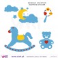 Sweet baby set! Wall stickers - Baby room decoration - Viart - Inverted