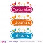 Garden with bird and baby´s name! Wall stickers - Baby room decoration - Viart -3