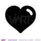 Heart  Chalkboard - Blackboard - Wall stickers - Wall Art - Viart -2
