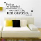 “PEDRAS NO CAMINHO?…” Fernando Pessoa - Wall stickers - Vinyl decoration - Viart-1 