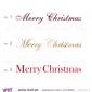 "Merry Christmas" - Versão 2 - Vinil Autocolante Decorativo! Decoração Natal - Viart -1