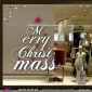 Árvore de Natal "Merry Christmas" - Vinil Autocolante Decorativo! Decoração Natal - Viart -2