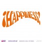 HAPPINESS! Vinil Autocolante para Decoração - Viart-2