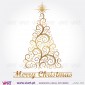 Árvore de Natal "Delicada" - Vinil Autocolante Decorativo! Decoração Natal - Viart -1