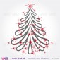 Árvore de Natal "Fantasia" - Vinil Autocolante Decorativo! Decoração Natal - Viart -1