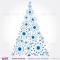 Christmas tree "illusion" - Wall stickers - Wall Art - Viart -1