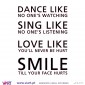 DANCE like no one´s watching - 1 - Wall stickers - Vinyl decoration - Viart-2