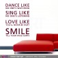 DANCE like no one´s watching - 1 - Wall stickers - Vinyl decoration - Viart-1 