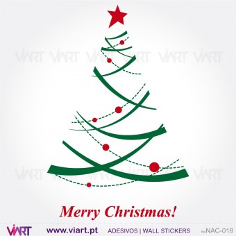 Christmas tree "Stylized" - Wall stickers - Wall Art - Viart -1