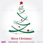 Árvore de Natal "Estilizada" - Vinil Autocolante Decorativo! Decoração Natal - Viart -1