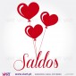 SALDOS with hearts - Wall stickers - Window Dressing - Viart -1