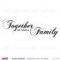 Together we make a Family - Wall stickers - Wall Art - Viart -3