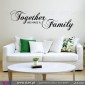 Together we make a Family - Wall stickers - Wall Art - Viart -1