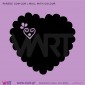 Heart with Heart Blackboard - Chalkboard - Wall stickers - Wall Art - Viart -3