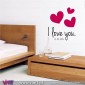 I love you (with date) Wall Stickers. Decal Art - Viart -14-02-2015