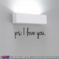 Ps: I love you. Wall Stickers. Decal Art - Viart -A