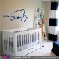 Cute Teddy bear. Wall stickers - Baby room decoration - Viart -2