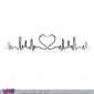 Beating heart 2. Wall Stickers. Decal Art - Viart -4