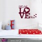 Mum and Dad love you... Wall stickers - Decal - Viart - Detail