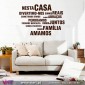"Nesta Casa" 4 - Wall sticker - Decal - Viart -1