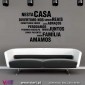 "Nesta Casa" 4 - Wall sticker - Decal - Viart -2