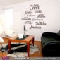 "Nesta Casa" 6 - Vinil Decorativo Parede! Autocolante para parede - Viart -2
