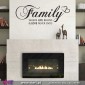 Family! Where life begins... Wall sticker - Decal - Viart - 2