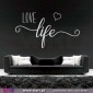LOVE life! Vinil Decorativo Parede! Autocolante para parede - Viart - 1