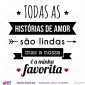 Todas as histórias de amor são lindas... Wall sticker - Decal - Viart - 3