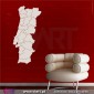 Portugal Map with districts. Wall sticker - Decal - Viart - 1  