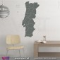 Portugal Map with districts. Wall sticker - Decal - Viart - 2