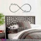 Infinity with customized names. Wall Sticker! Wall decal. Viart 2