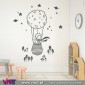 The little Prince in the balloon! Wall Sticker - Viart 1