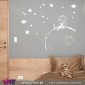 The Little Prince on the planet! Wall Sticker - Viart 3